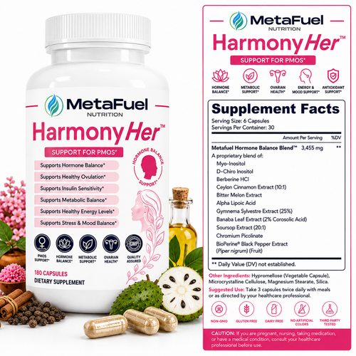 HarmonyHer™ – Women's Hormonal Health & PCOS Support