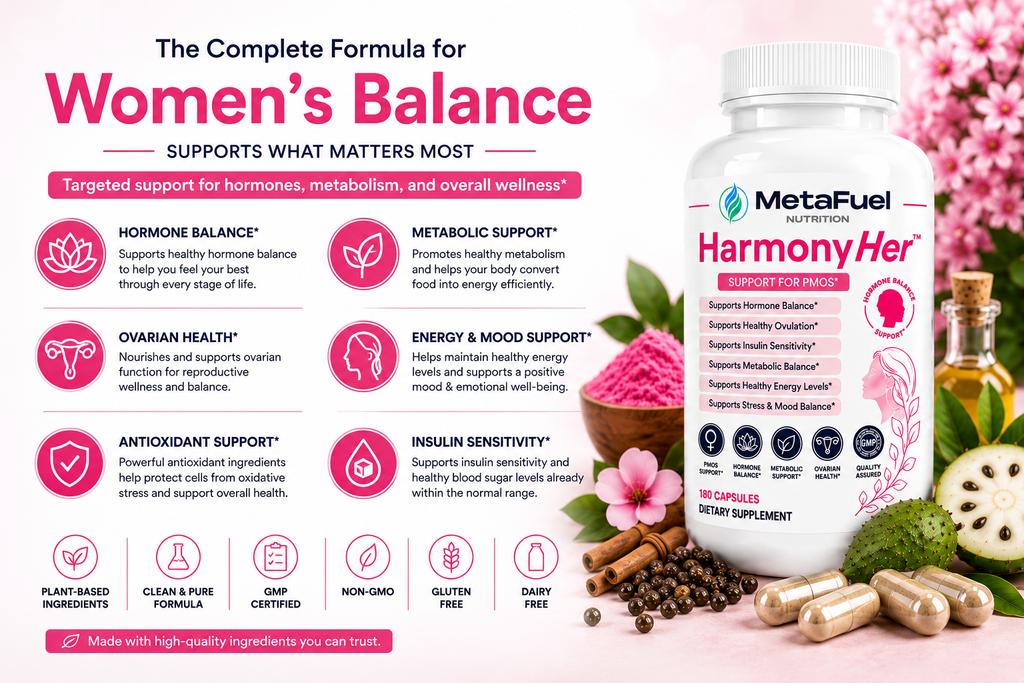 HarmonyHer™ – Women's Hormonal Health & PCOS Support