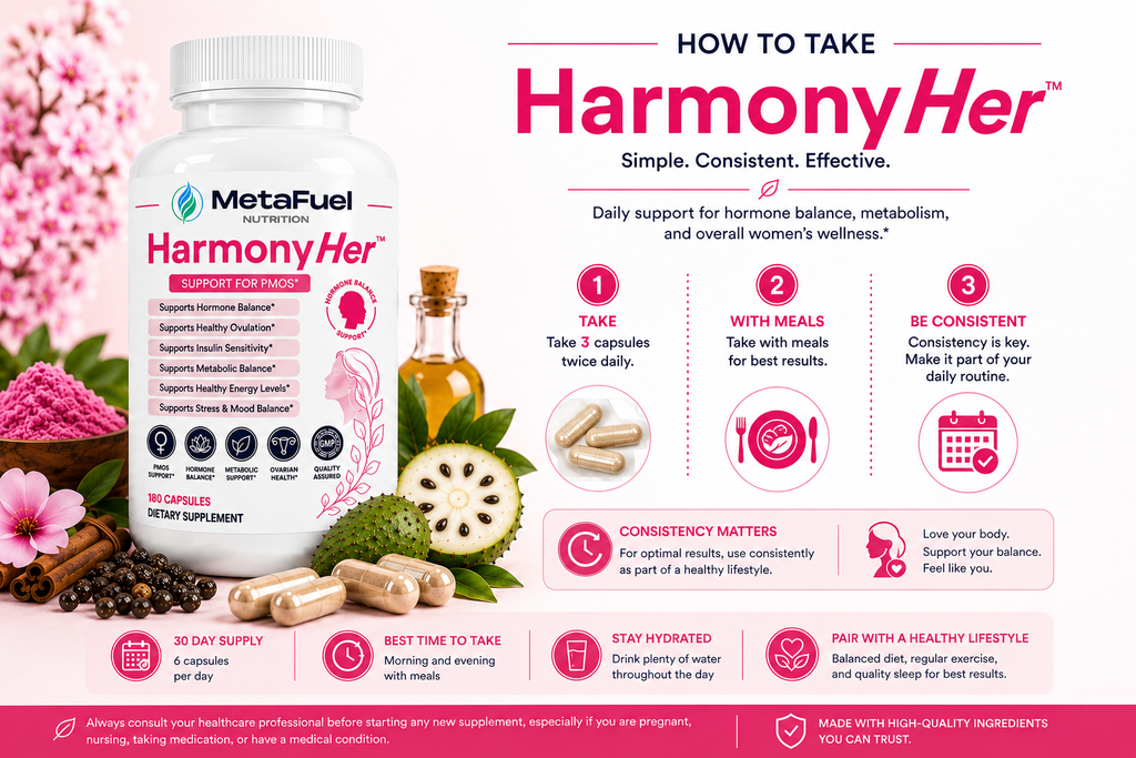 HarmonyHer™ – Women's Hormonal Health & PCOS Support