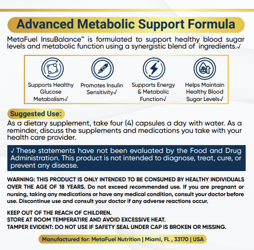 MetaFuel Nutrition- InsuBalance™